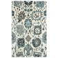 Oriental Weavers Zahra 75503 3"6" x 5"6" Ivory and Blue Area Rug, , large