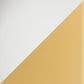 Lumisource Fuji Stackable Barstool with White Faux Leather in Gold (Set of 2), , large