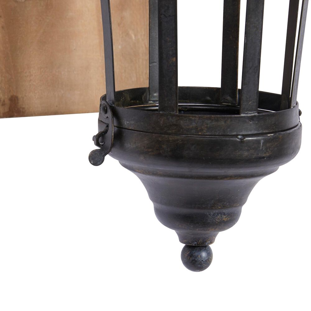 Maple and Jade 6&quot; x 15&quot; Wall Sconce in Brown and Black, , large