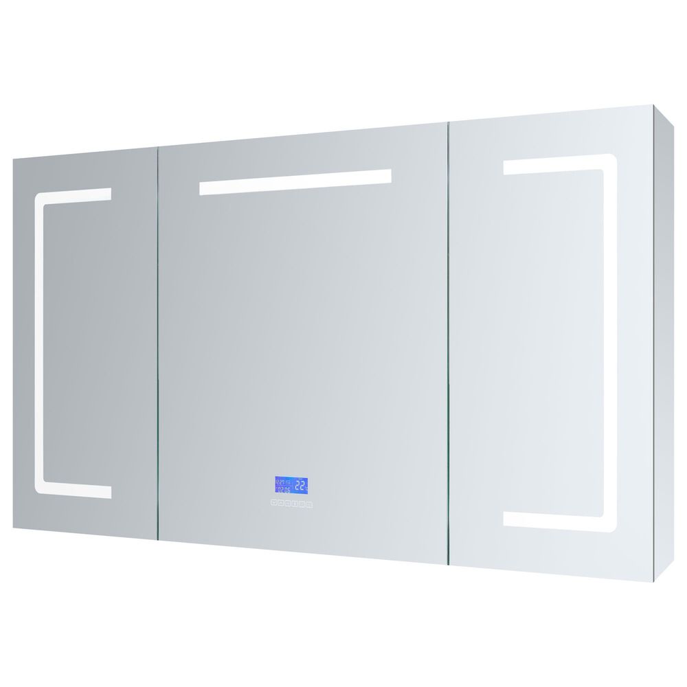 Lexora Home Lesina 48" x 32" LED Medicine Cabinet with Defogger, , large