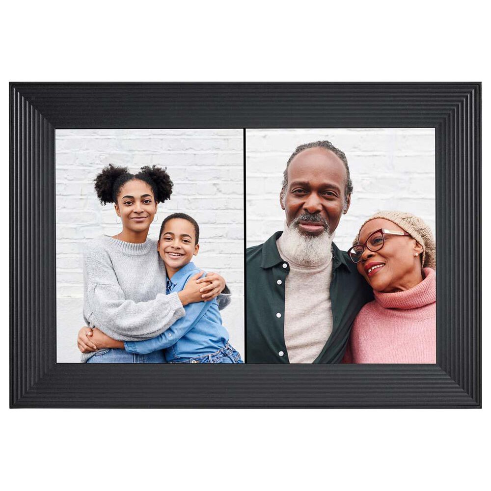Aura Carver 10.1" Gravel Digital Picture Frame in Black, , large