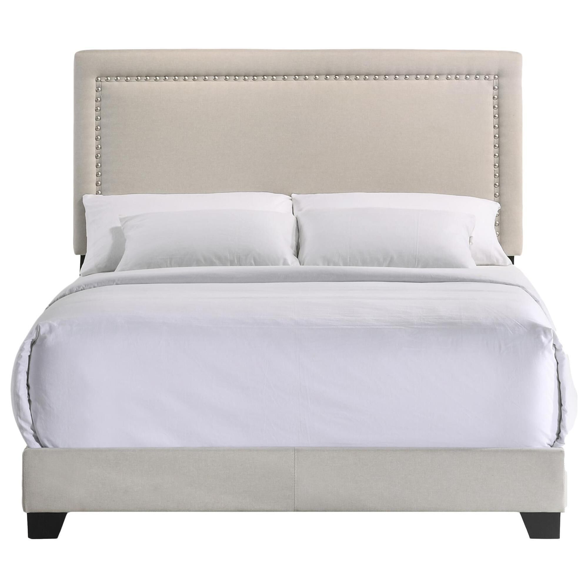 Hawthorne Furniture Zion Upholstered Full Bed in Fog NFM