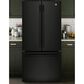 GE Appliances 18.6 Cu. Ft. Counter-Depth French-Door Refrigerator in Black, , large