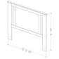 Lemoore Essential Full/Queen Panel Headoard with Side Style in Storm Grey, , large