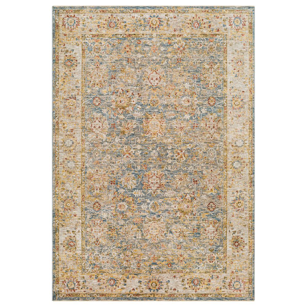 Surya Mona Lisa 9" x 12"2" Tan, Light Sage, Dark Blue, Mustard, Olive, Sage, Brick Red and Burgundy Area Rug, , large