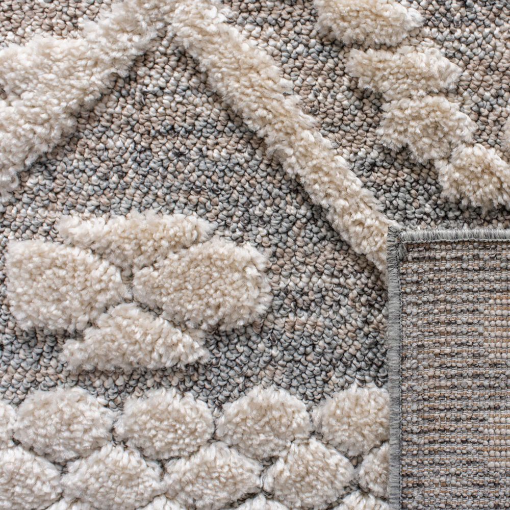 Safavieh Martha Stewart Lucia Shag 4&#39; x 6&#39; Beige and White Area Rug, , large