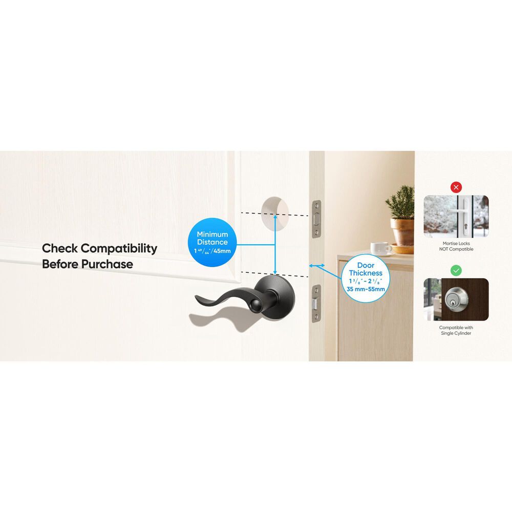 eufy Smart Lock C220 with Fingerprint ID in Black, , large