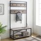 Walker Edison 72" Hall Tree in Grey Wash, , large