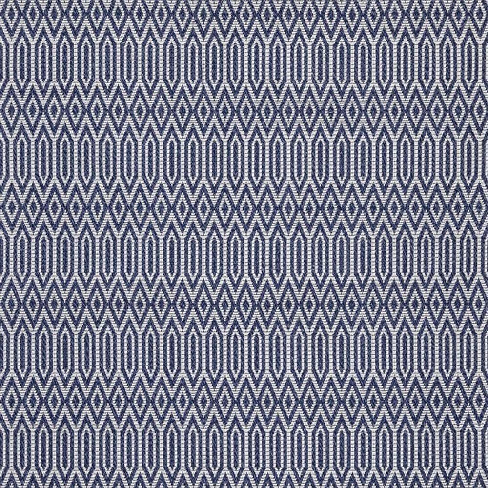 Safavieh Martha Stewart Cotton MSR405M 6&#39;7&quot; x 9&#39; Blue and Grey Area Rug, , large
