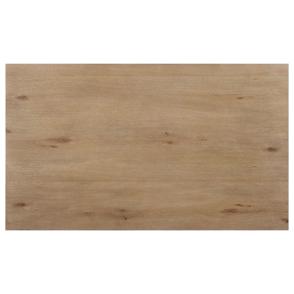 Steve Silver Furniture Aubrey Cocktail Table in Weathered Driftwood and Black, , large