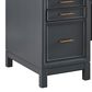 Riva Ridge Alexander 2-Piece Executive Desk and Door Bookcase Set in Midnight, , large