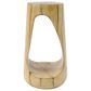 Hearth and Haven Outdoor End Table with Hollow Design in Natural, , large