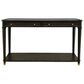 Slatehouse Carrington Console Table in Dark Brown and Antique Gold, , large