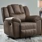 Ashley Lowilla Manual Rocker Recliner in Driftwood, , large