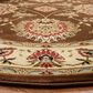 Safavieh Lyndhurst LNH555 5"3" Round Brown and Ivory Area Rug, , large