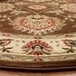 Safavieh Lyndhurst LNH555 5"3" Round Brown and Ivory Area Rug, , large