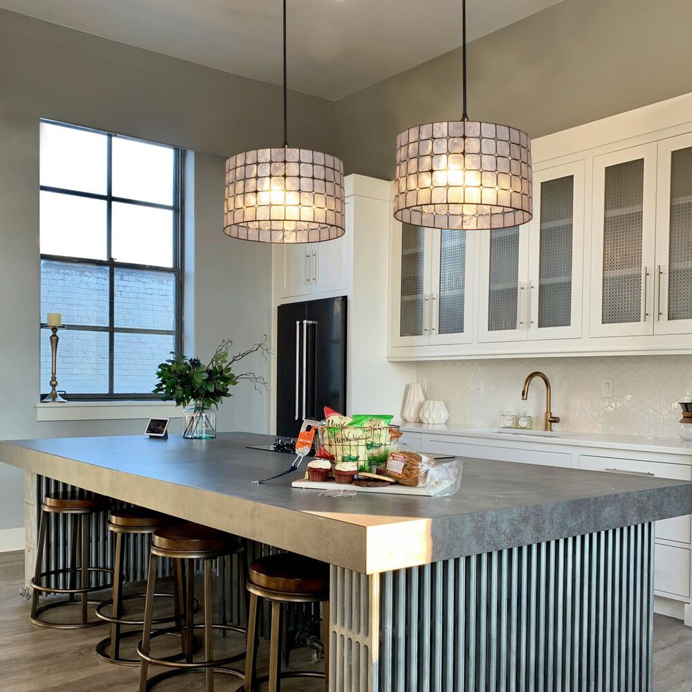 Creative Coop Ryker 2-Light Pendant in Black, , large