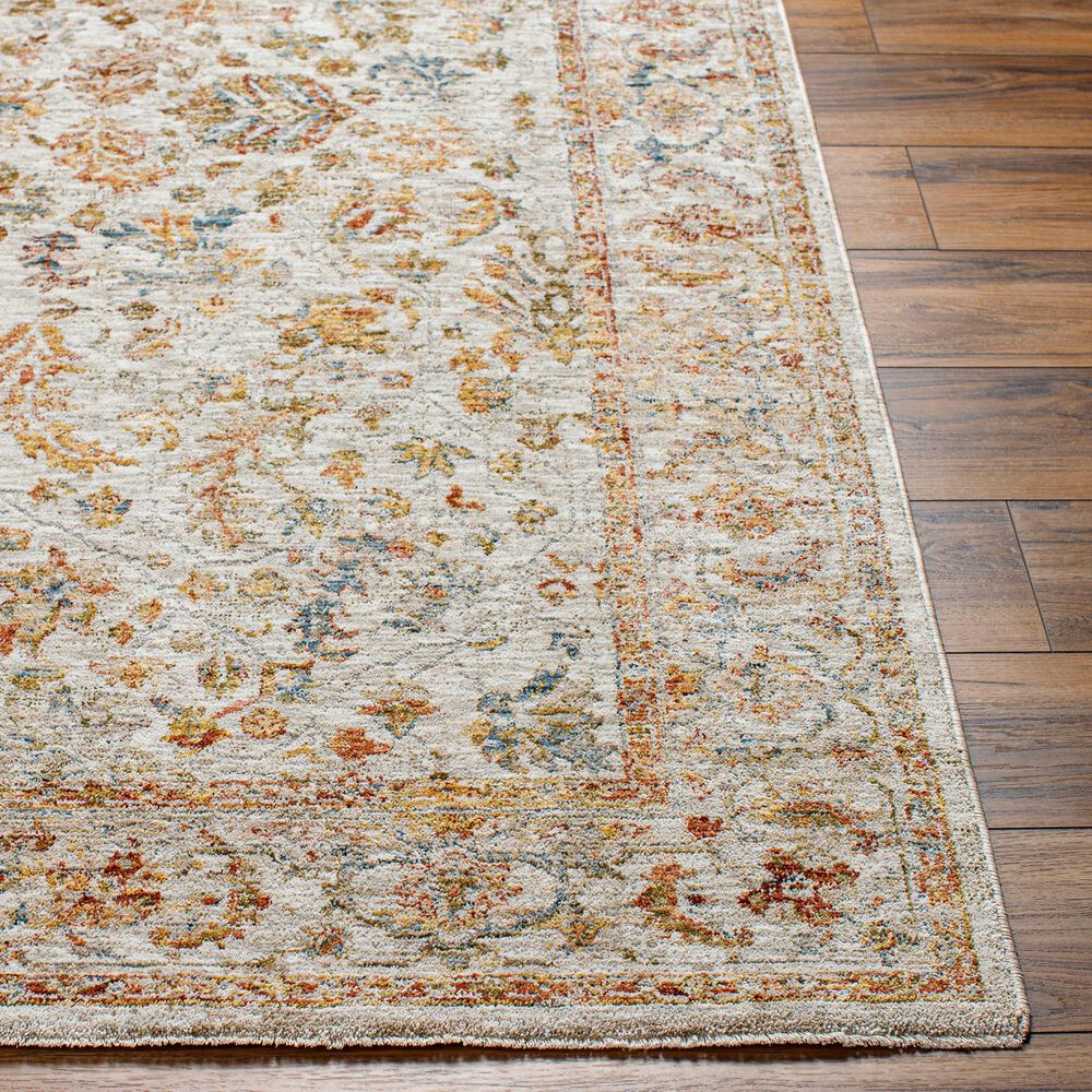 Surya Mona Lisa 10&#39; x 14&#39; Light Sage, Tan, Mustard, Brick Red, Dark Blue and Burgundy Area Rug, , large