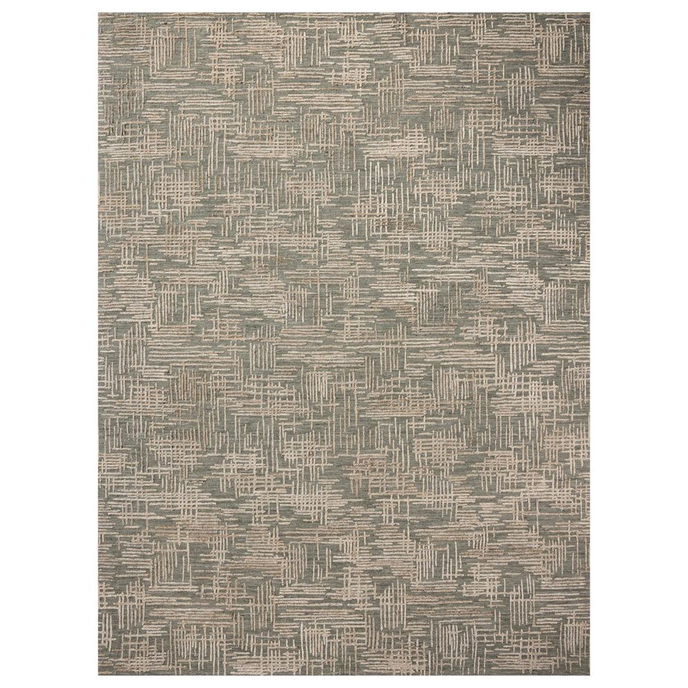 Loloi Woodriff Lagoon and Natural 9"6" x 13"6" Area Rug, , large