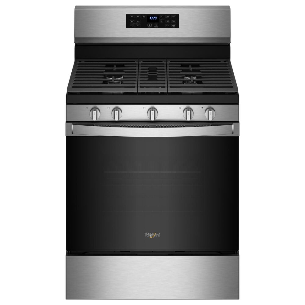 Whirlpool 5 Cu. Ft. Gas Range 5in1 Air Fry Oven in Fingerprint