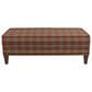 Smith Brothers Oval Ottoman with in Brown, , large