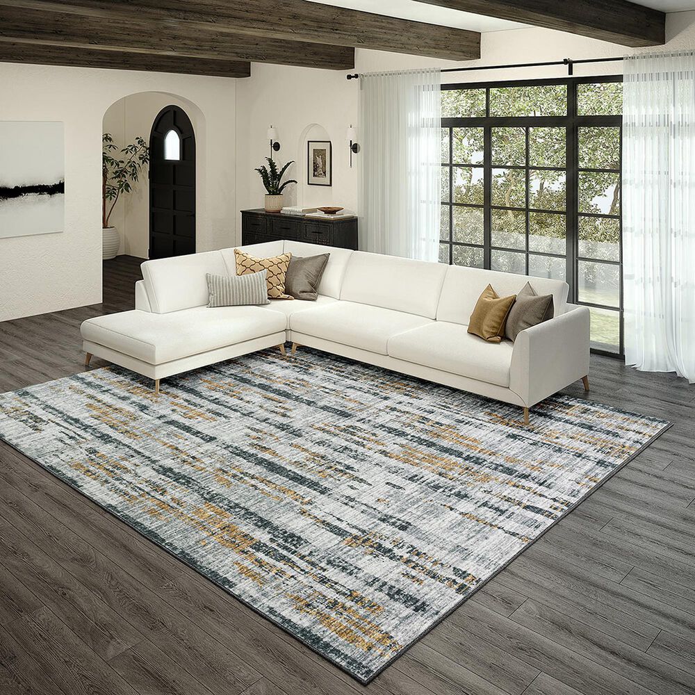 Dalyn Rug Company Winslow 5&#39; x 7&#39;6&quot; Grey Indoor/Outdoor Area Rug, , large