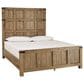 Millenium Ridgester 4 Piece Queen Panel Bedroom Set in Light Brown with USB Ports, , large
