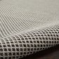 Nourison Courtyard Ivory and Charcoal 5" x 8" Oval Indoor/Outdoor Area Rug, , large