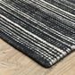 Oriental Weavers Circa 2"6" x 8" Black and Ivory Runner, , large