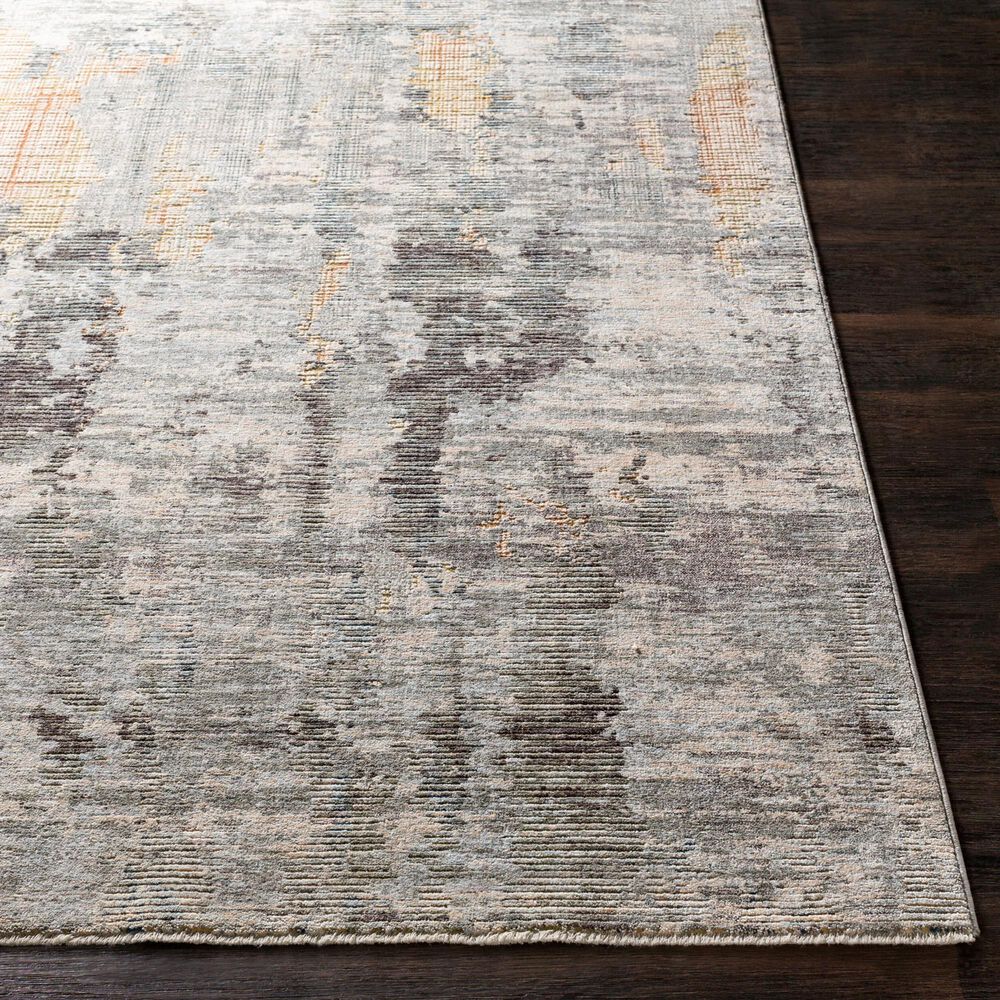 Surya Presidential Light Olive, Saffron, Orange, Ice Blue, Blue, Ivory, Wheat, Dusty Sage, Gray and Charcoal 11&#39;6&quot; x 15&#39;6&quot; Area Rug, , large
