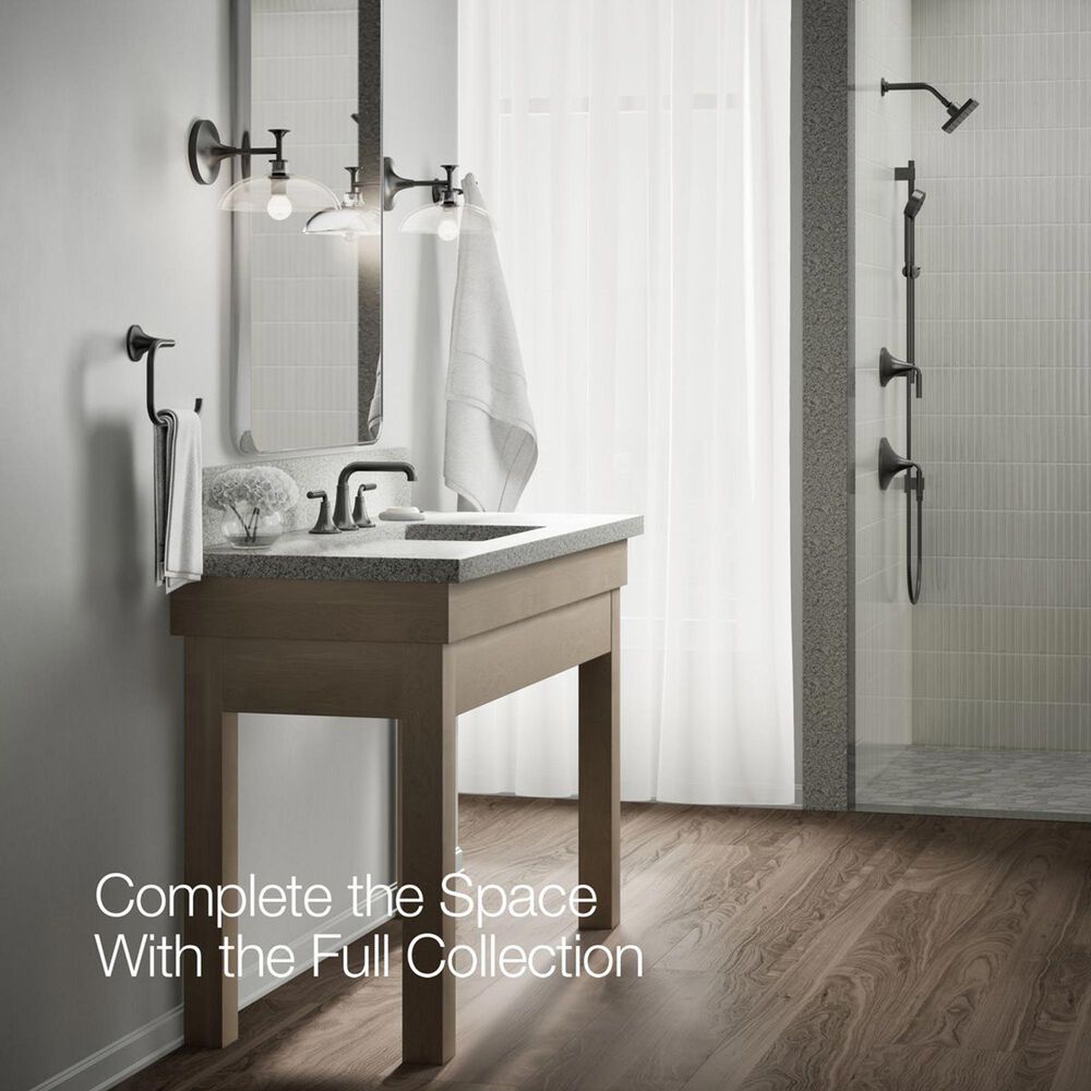 Kohler Tone Widespread Bathroom Sink Faucet in Matte Black, , large