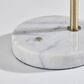 37B Natasha Table Lamp in Antique Brass and White, , large
