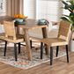 Baxton Studio Dermot Side Chair in Dark Brown and Natural Brown (Set of 2), , large