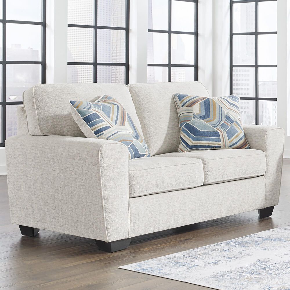 Ashley Cashton Stationary Loveseat in Snow, , large