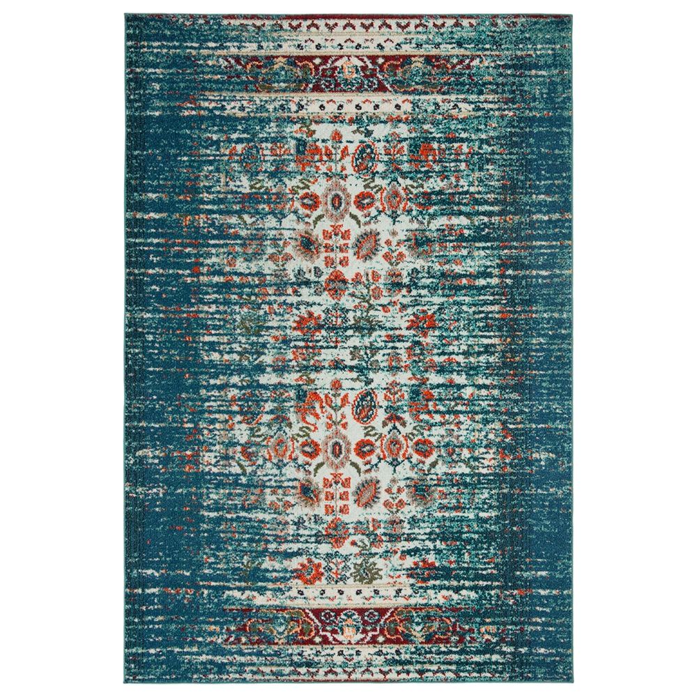 Safavieh Monaco MNC208V 5"1" x 7"7" Blue and Ivory Area Rug, , large