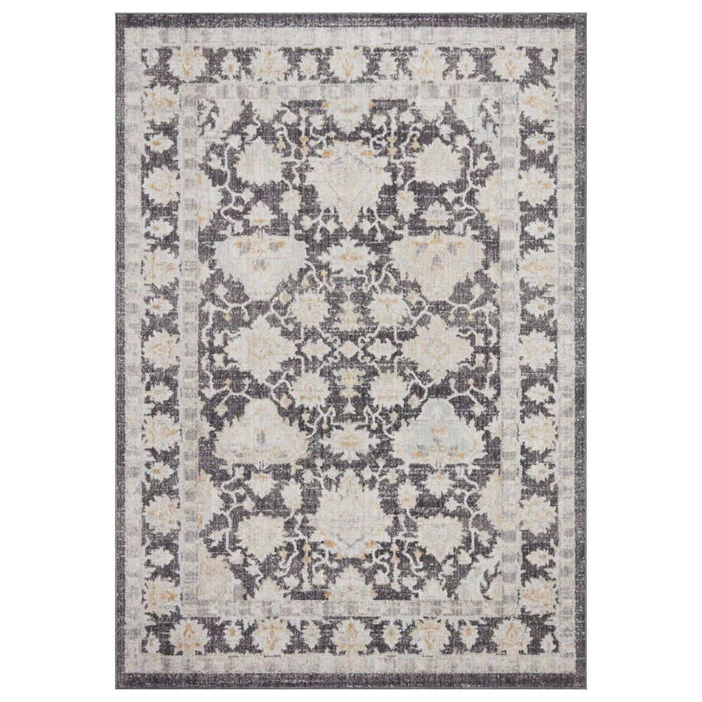 Loloi II Monroe 2"6" x 4" Charcoal and Natural Area Rug, , large