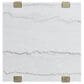Steve Silver Perth End Table in White and Weathered Sand, , large