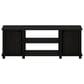 HOMLUX 43.8" TV Stand with 2-Door in Espresso and Black, , large