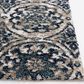 Central Oriental Tulsa Ledyard 5" x 7"3" White Sand and Blue Navy Area Rug, , large