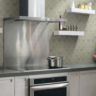 Shaw Geoscape Fan Taupe 11.02" x 10.83" Ceramic Mosaic Sheet, , large