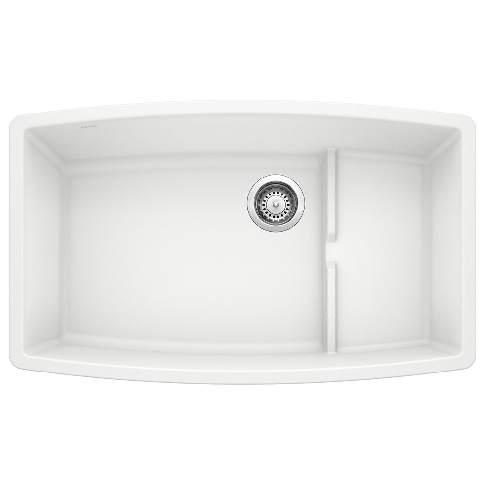 Lavabo d'angle blanc 400x400x145 mm Thermoform