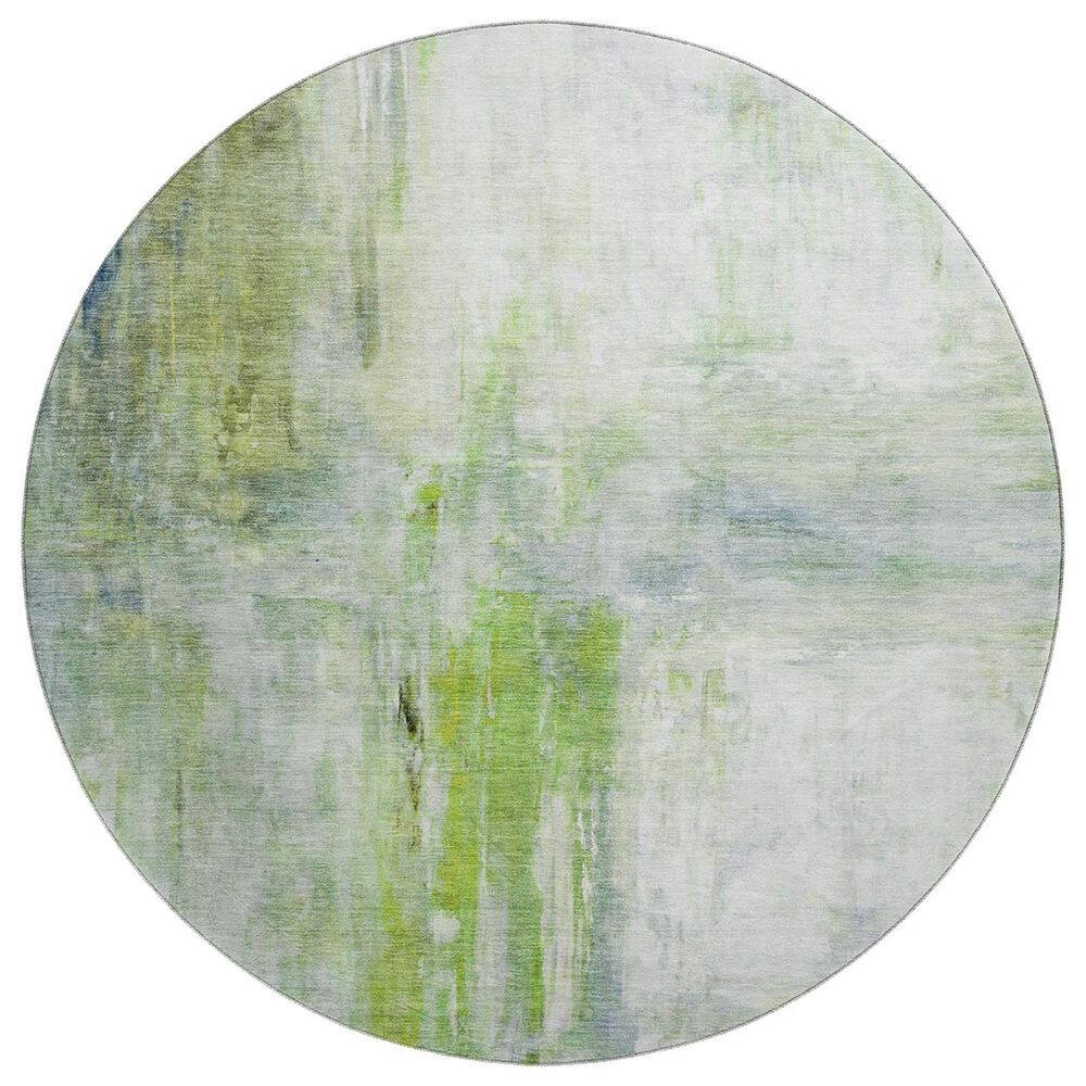 Dalyn Rug Company Ravenna RN2 8" Round Aloe Area Rug, , large