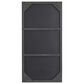 Maple and Jade 36" x 18" Rectangular Wood Wall Mirror with Thin Minimalistic Frame in Oiled Black, , large