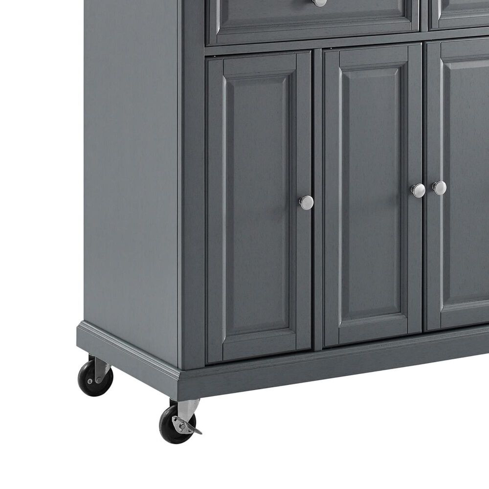 Crosley Furniture Avery Kitchen Cart in Grey, , large