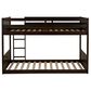 Linden Boulevard Dalton Low Profile Twin Bunk Bed in Espresso, , large