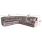 Oxford Furniture 6-Piece Manual Reclining Sectional in Lugano Dove, , large
