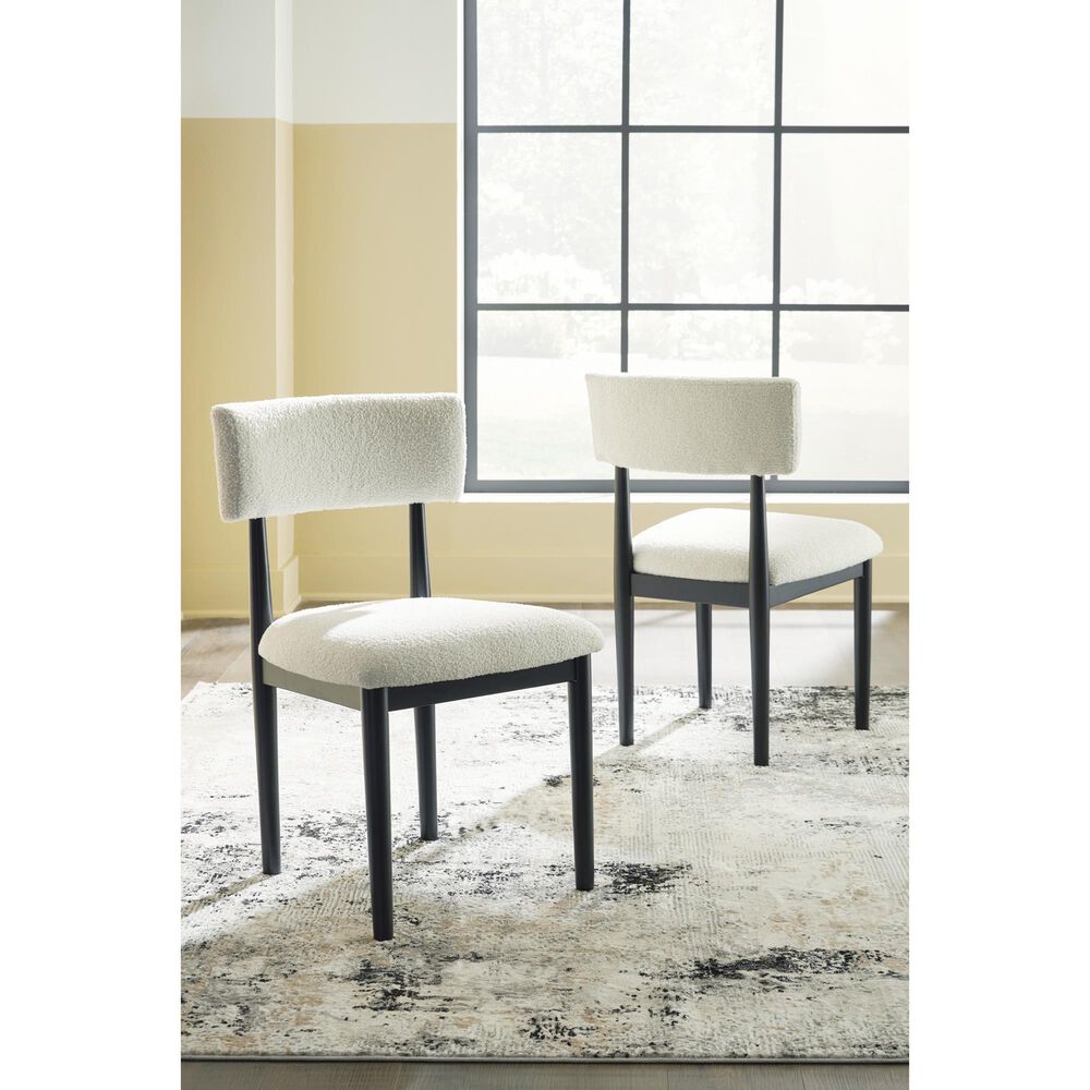 Ashley Xandrum Side Chair in Black, , large