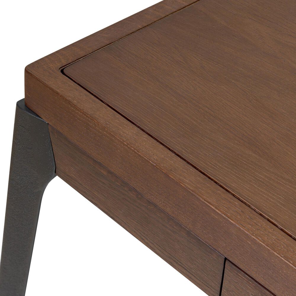 Four Hands District Eight Mahjong Table in Beige Felt, , large