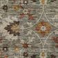 Dalyn Rug Company Silk Road Pewter, Gray, Ivory, Paprika, Sage and Gold 3" x 5" Area Rug, , large