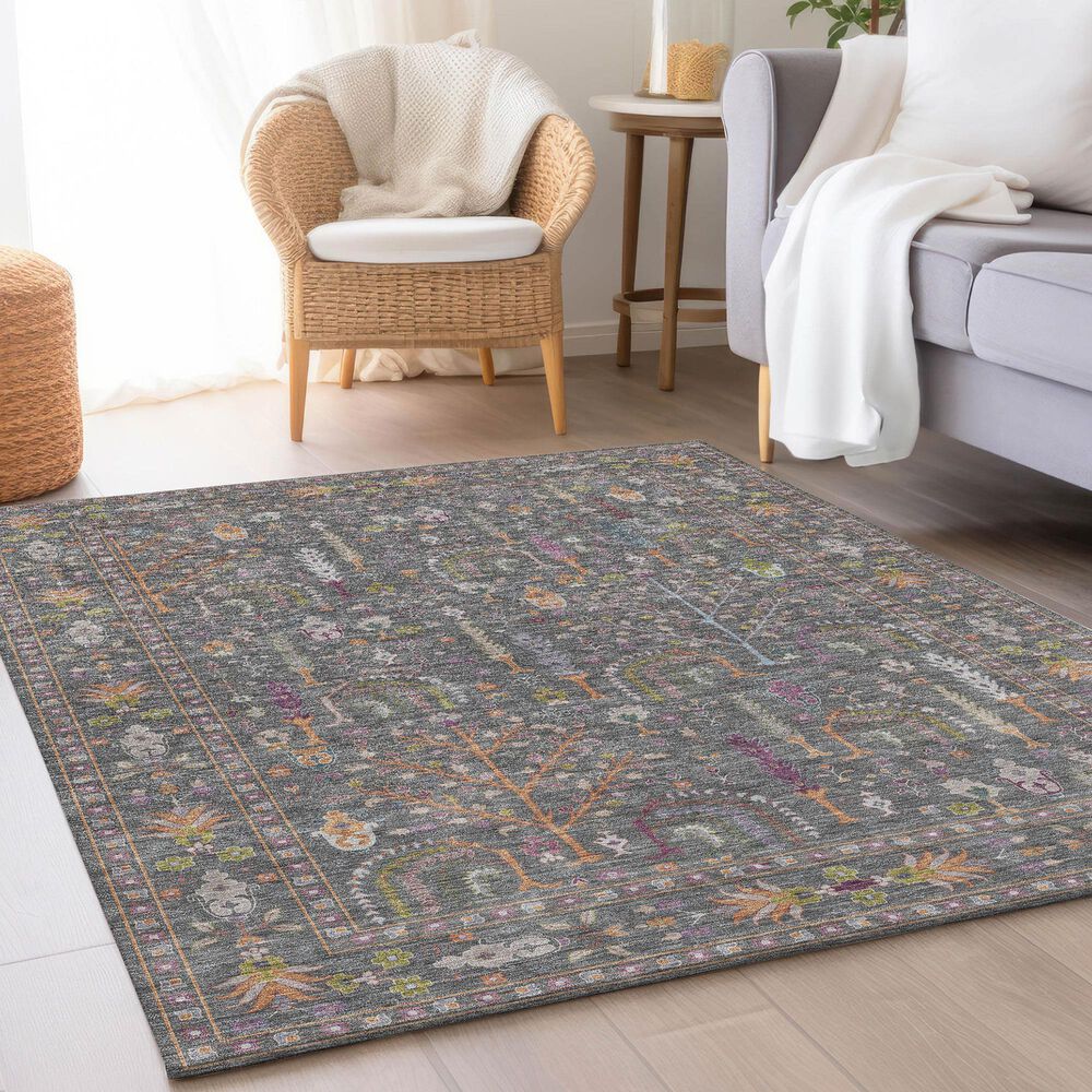 Dalyn Rug Company Hatay HY5 9&#39; x 12&#39; Gray Area Rug, , large